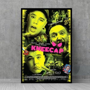Póster de película Kneecap 2024 PREMIUM - Arte de pared - Pósteres antiguos - Decoración de pared retro - Objetos de colección para fanáticos del cine