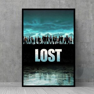 lost Movie Poster - Wandkunst - Vintage Poster - Retro Wanddekoration - Filmfan Sammlerstücke