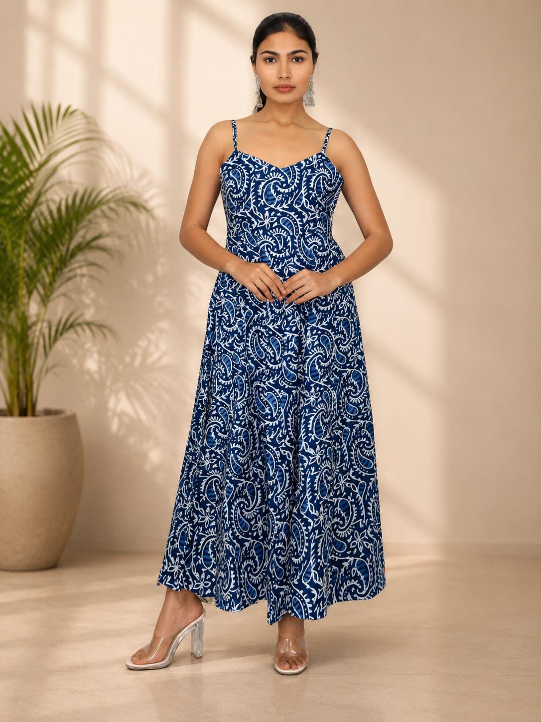 blue gypsy dress please hand wash or Anarkali Dresses Cider Dresses | Cider Size:16