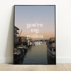 Golden Hour, Kacey Musgraves Digital Download Lyric Print