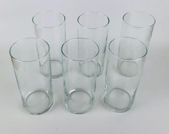 6 x 0.3l glasses - Neutral drinking glasses, water glasses, long drink glasses, cola, Fanta