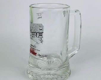 1 x Hasseröder Beer Stein 0.2l - "Motif 3: Wernigerode, Leaning House"
