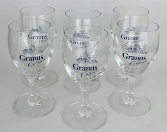6 x Granus Water Glasses, approx. 0.15l / Granus Culinaire Glasses