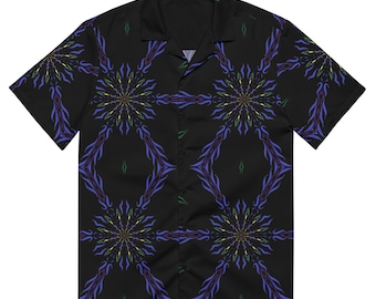 Electric Bloom Button-Up