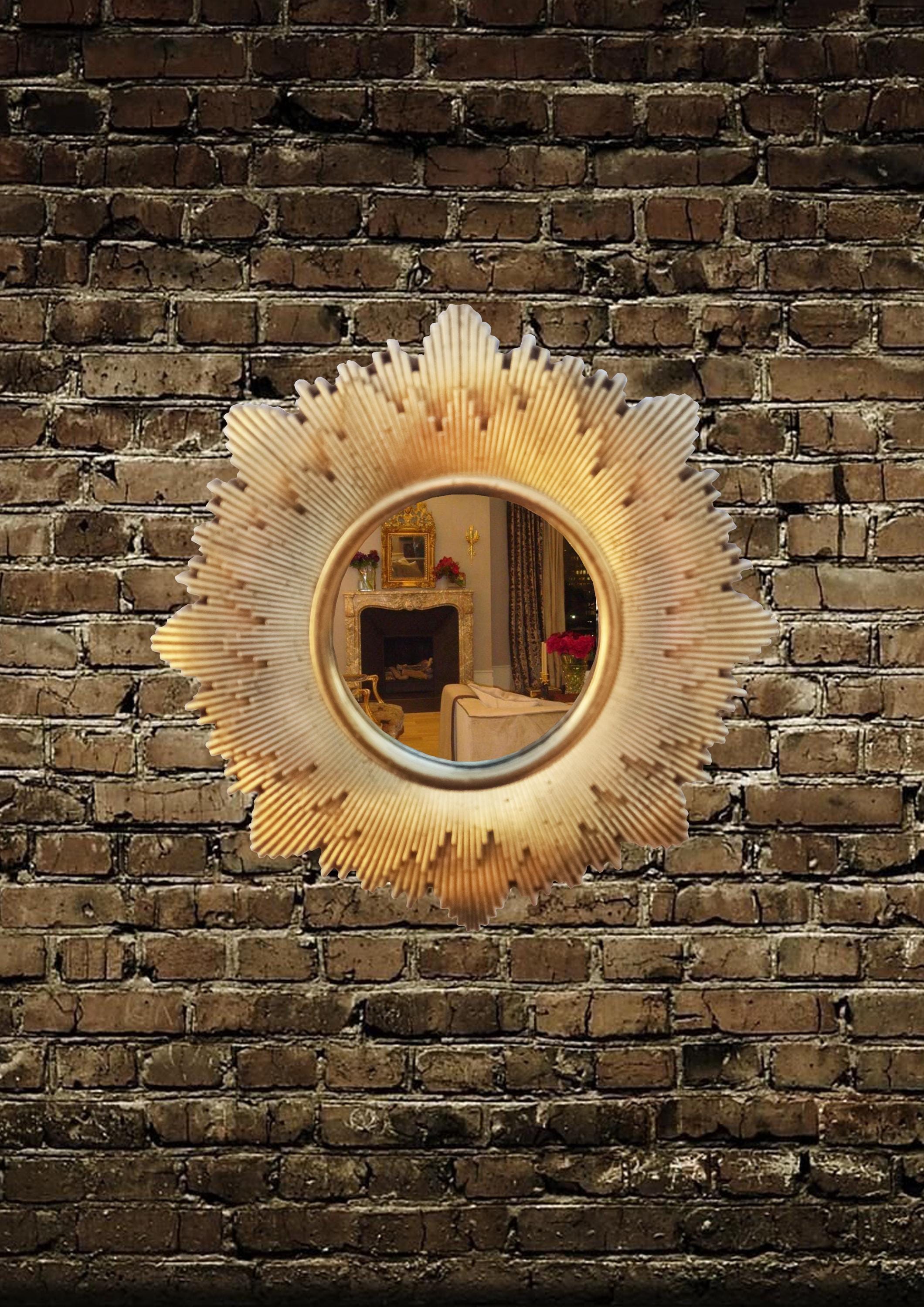 ヴィンテージ オブジェ 置き型 ルーレット 近隣送料無料 Vintage Convex Mirror - Etsy