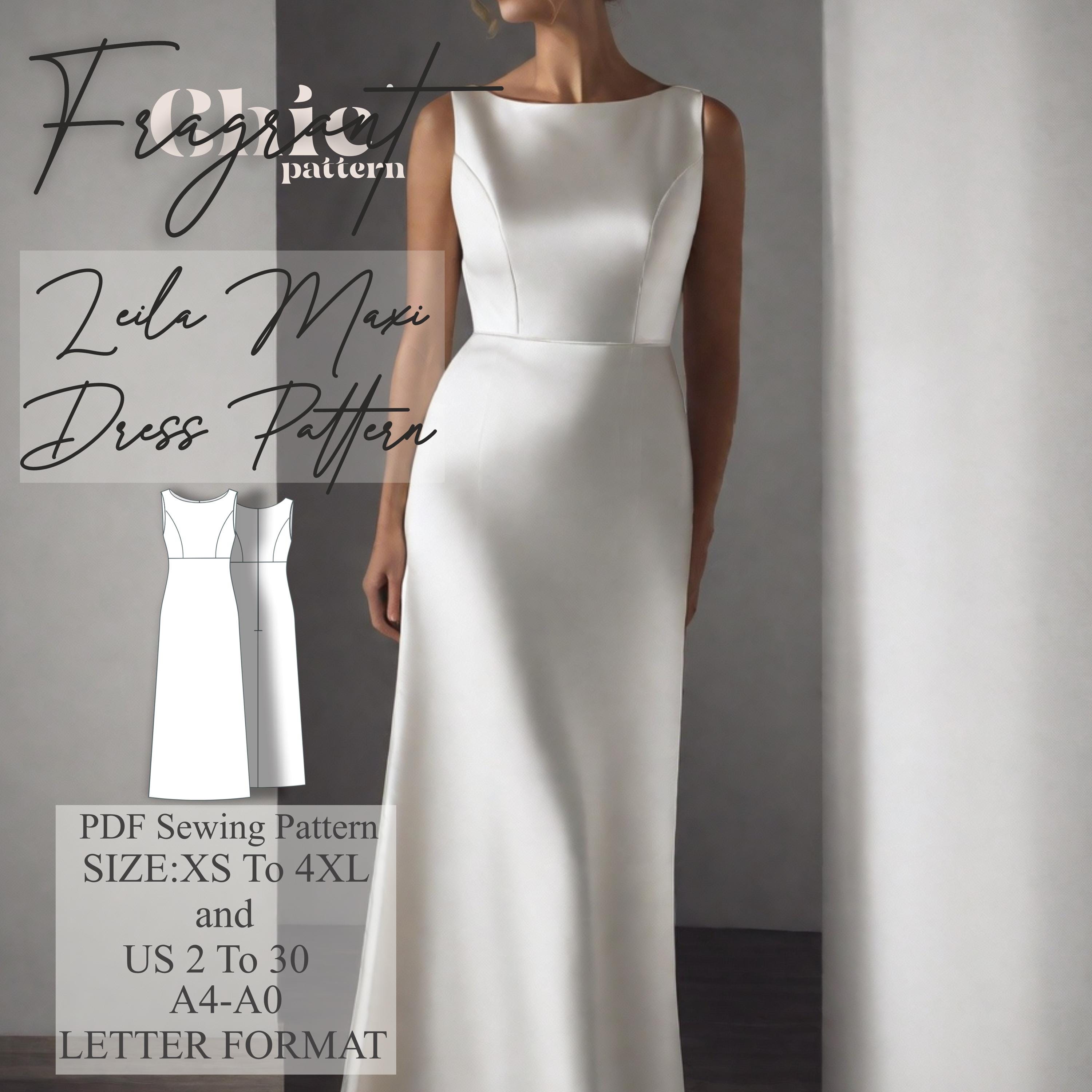 A Line Boatneck Dress Sewing Pattern - Etsy A Line Boatneck Dress Sewing Pattern - Etsy