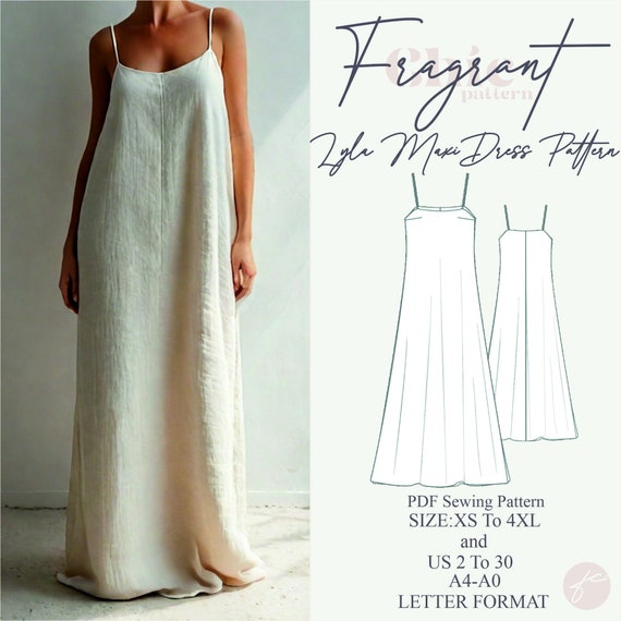 Easy maxi dress pattern hot sale