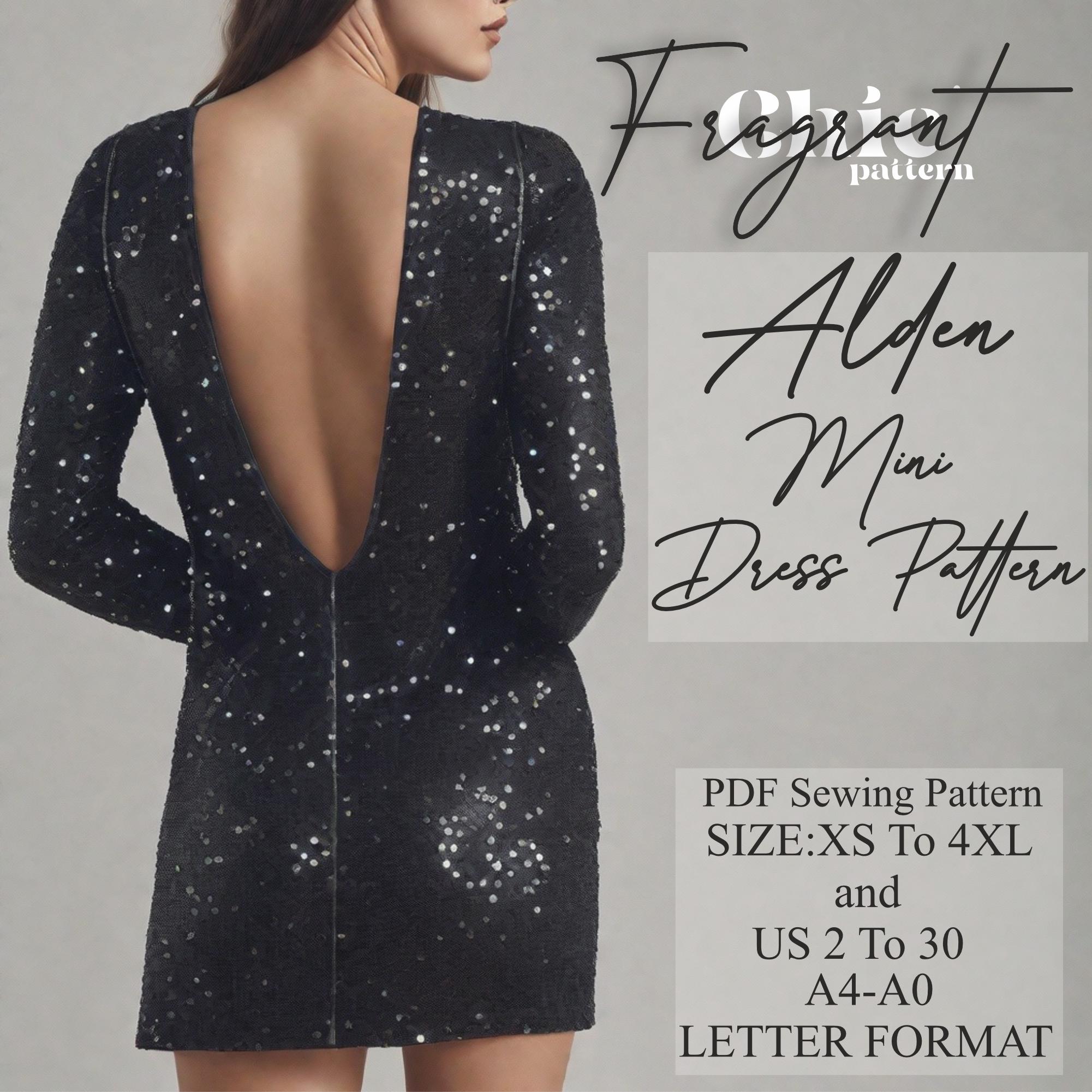 Black Mini Long Sleeve Dress - Etsy