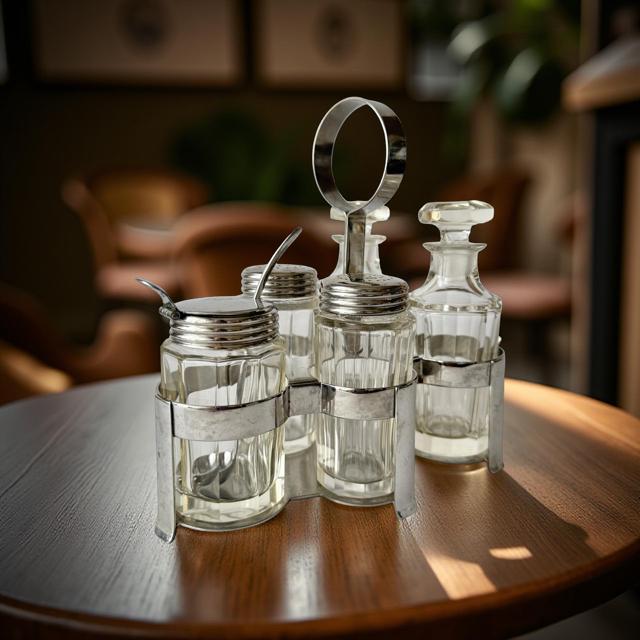 Room service condiments - a photo on