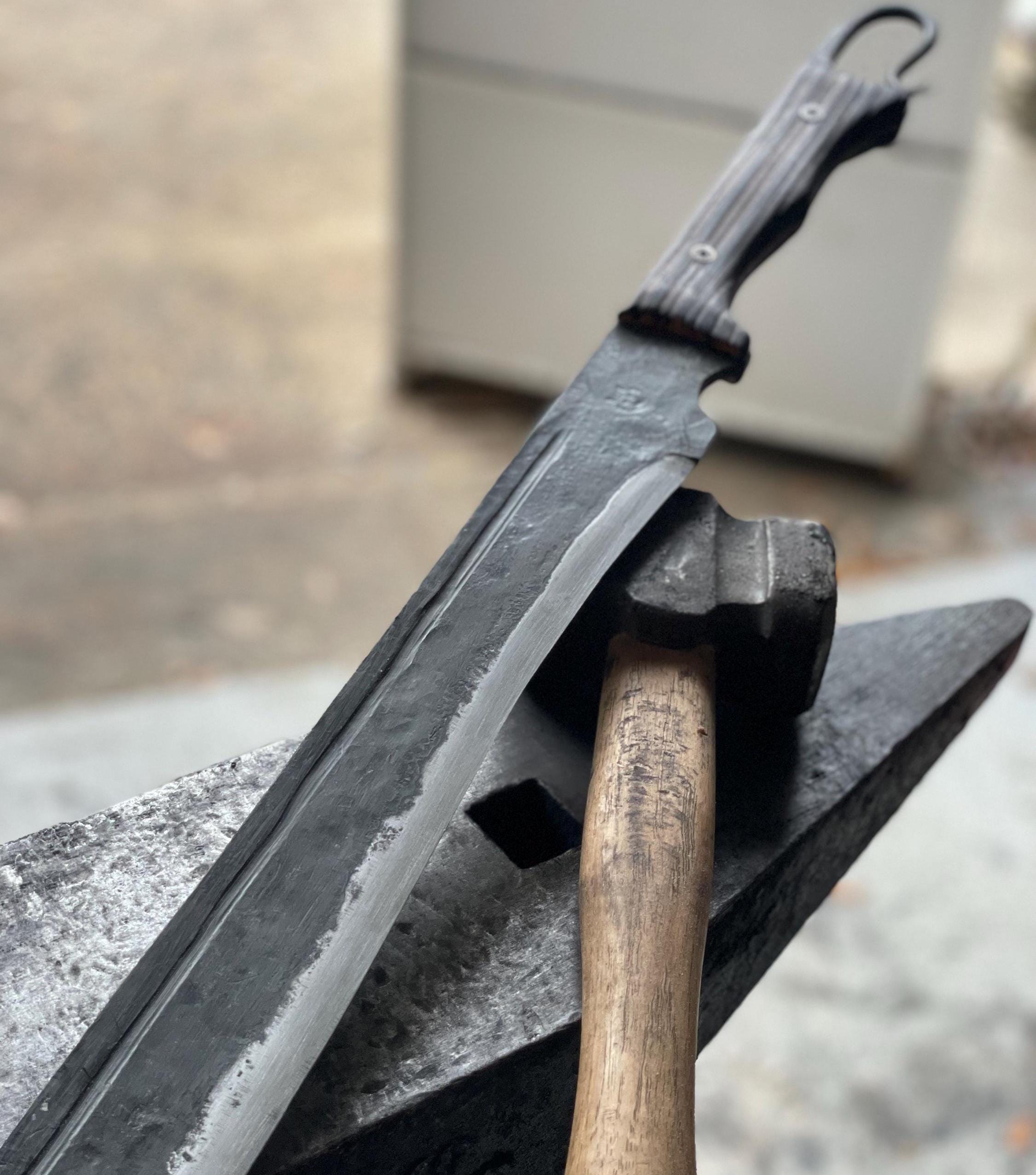 Rustic Sword Read Handforged Rustic Steel Sword - Etsy