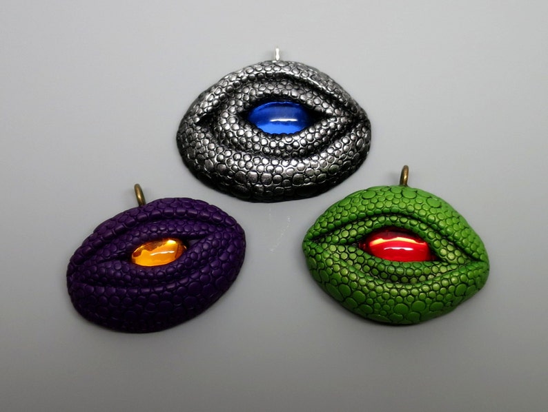 Dragon Eye Pendant A Polymer Clay PDF Tutorial DIY Jewelry Etsy