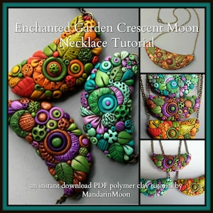 Tutorial 3 Pack Special, Enchanted Garden, Mokume Gane and Jewel Encrusted Pendants, 3 PDF Tutorials, Bundle Price, Beautiful Wearable Art image 2