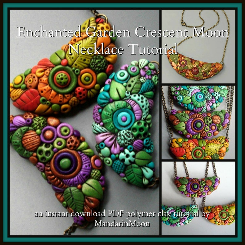 Tutorial 3 Pack Special, Enchanted Garden, Mokume Gane and Jewel Encrusted Pendants, 3 PDF Tutorials, Bundle Price, Beautiful Wearable Art image 2