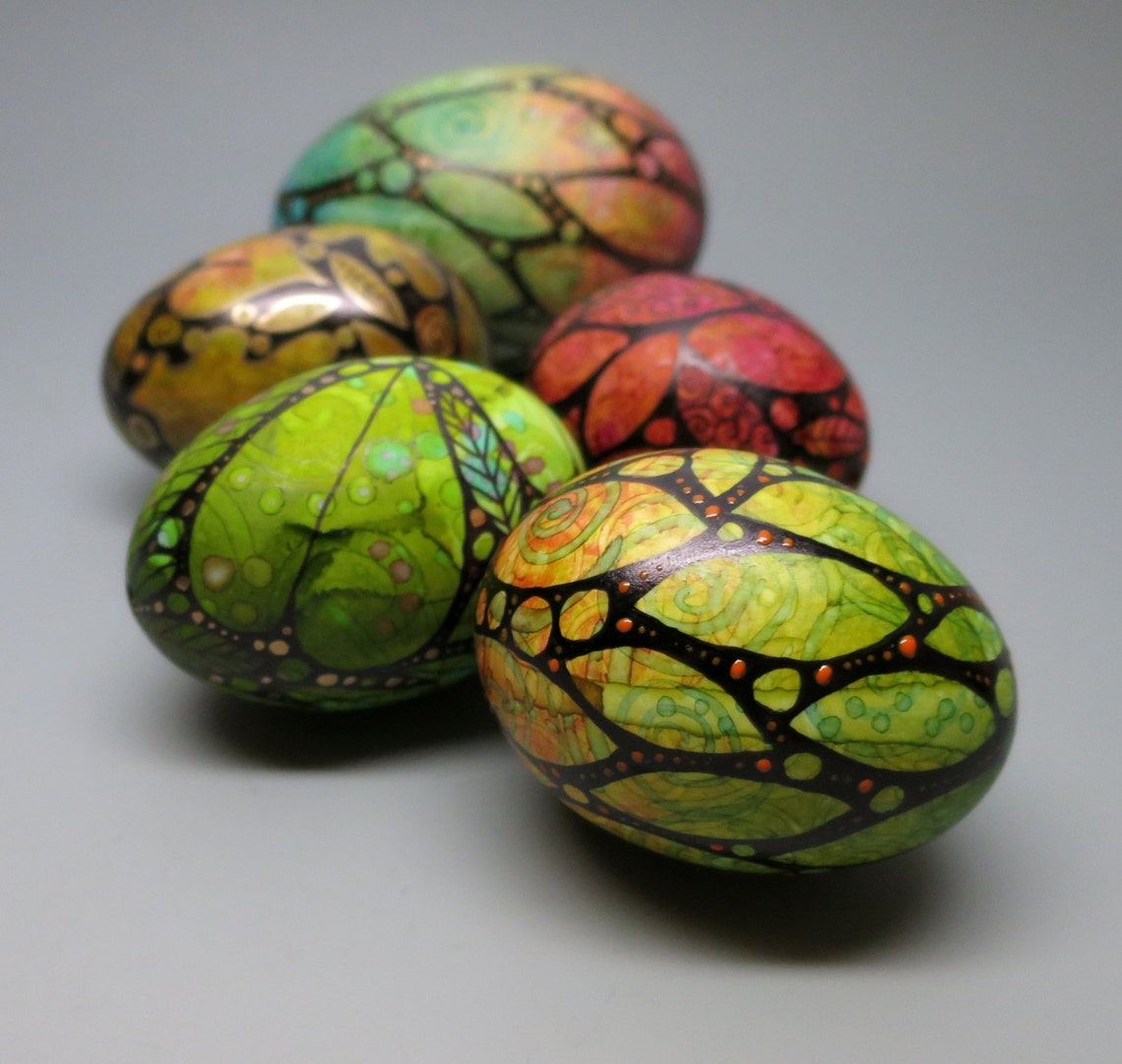 Beautiful Painted Eggs A PDF Tutorial Egg Art DIY - Etsy Canada