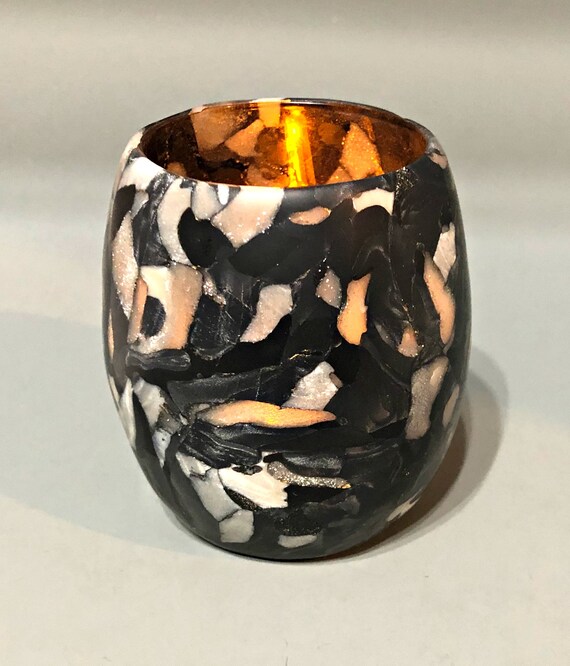 Tealight Votive Holder Vase Plant Pot Polymer Clay Over Etsy
