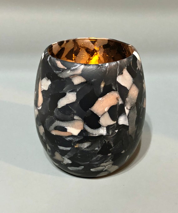 Tealight Votive Holder Vase Plant Pot Polymer Clay Over Etsy