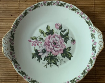 Royal Albert Cotswold - Cup and Saucer & Floral Handled Cake Plate / Server; Your Choice!