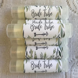 Bride Tribe Lip Balm, Bachelorette Party Favors, Bridesmaid Gift Chapstick Bridesmaid Proposal Box Gift image 3