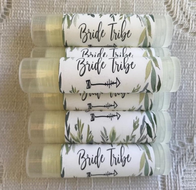 Bride Tribe Lip Balm, Bachelorette Party Favors, Bridesmaid Gift Chapstick Bridesmaid Proposal Box Gift image 3
