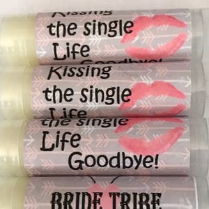 Baume à lèvres Bachelorette, Bachelorette Party Favors, Kissing the Single Life Goodbye, Bride Tribe, Bride Squad image 4