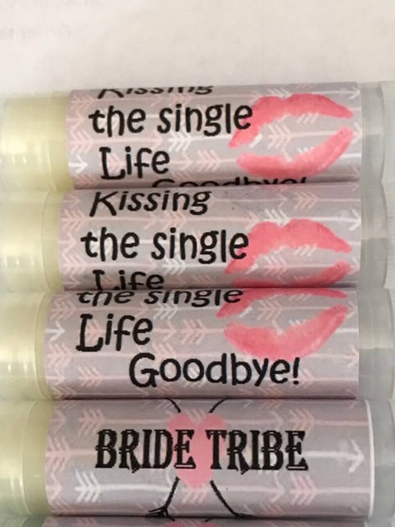 Baume à lèvres Bachelorette, Bachelorette Party Favors, Kissing the Single Life Goodbye, Bride Tribe, Bride Squad image 4