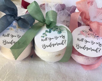 Will You Be My Bridesmaid Bath Bombs, Flower Girl, Maid of Honor, Jr Bridesmaid, Matron of Honor, Bridesmaid Proposal