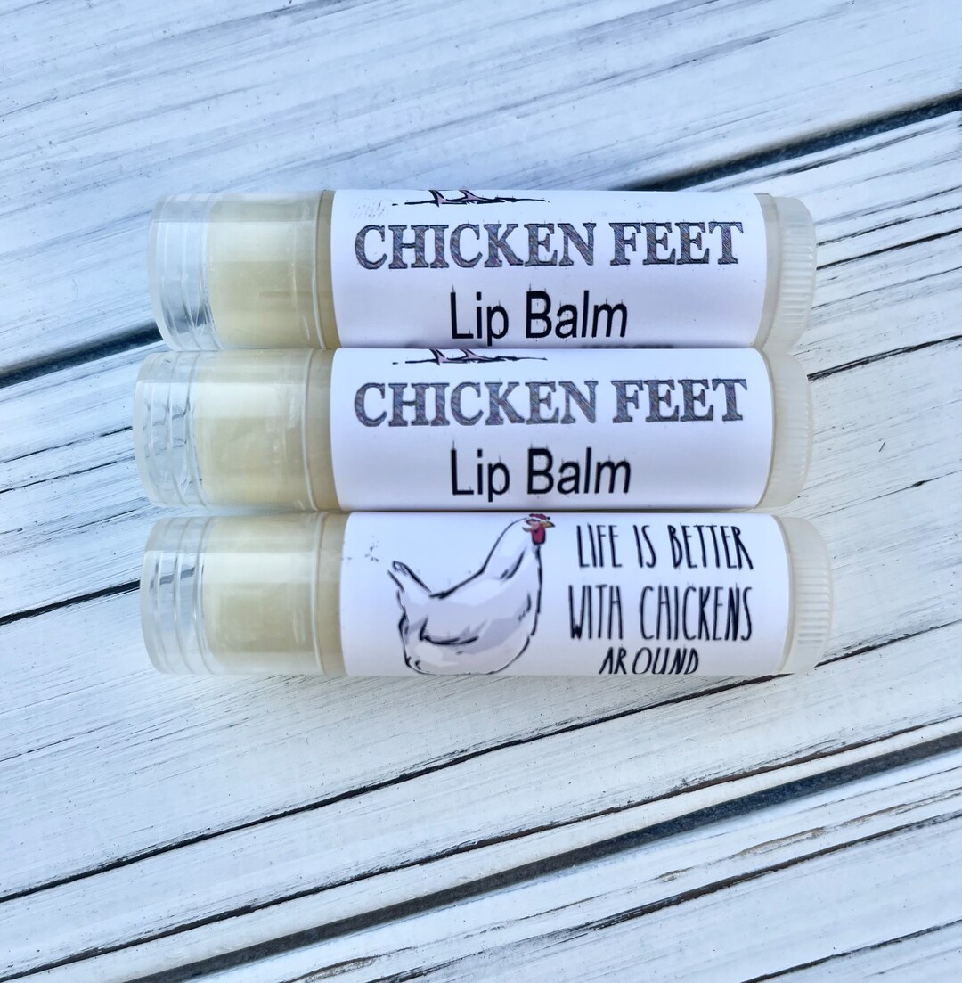 Chicken Feet Lip Balm, Funny Gag Gift for Chicken Lover, Stocking