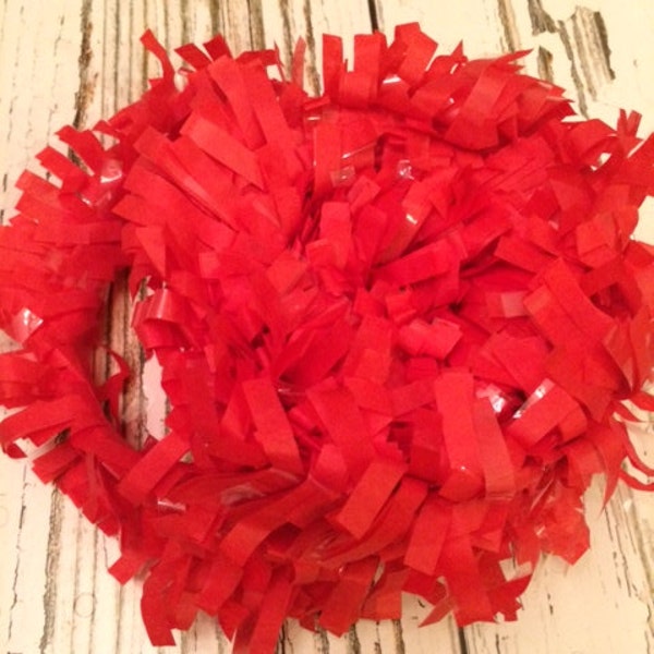 Tissue Paper Garland, Festooning, Tissue Festooning Garland, Paper Fringe,Red Festooning Tissue, 25 Feet