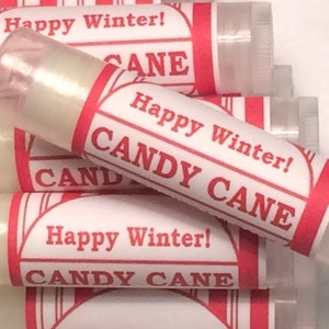 Peppermint Lip Balms, Christmas Stocking Stuffer, Giveaway Gift, Winter Lip Balms, Personalized Lip Balms Coworker Gift, Christmas Gift image 3