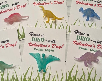Dinosaur Valentine, Dinomite Valentine, Personalized Valentine, Non Candy Valentine, Classmate Valentine, Kids Valentine