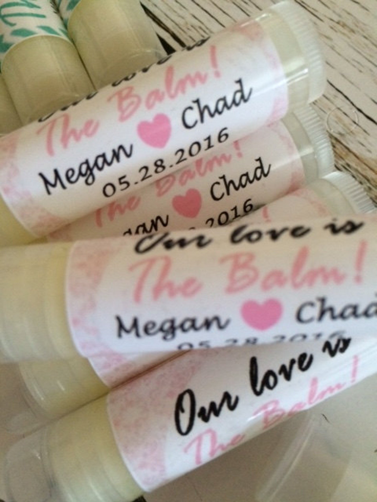 Wedding Favors 25 Our Love is the Balm Lip Balm Favors Etsy UK