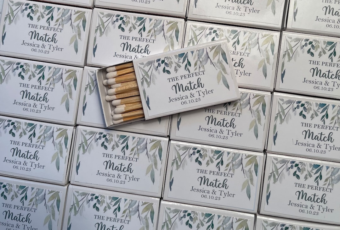 Wedding Matches, Bridal Shower Matches, Anniversary Matches, Wedding