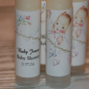 Baby Shower Party Favors, Lip Balm Baby Shower Favors,  Personalized Lip Balm Party Favors Girl or Boy Baby Shower Favors