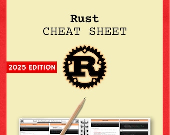 Rust Programming 2025 Cheat Sheet | Beginner to Pro Guide | 20+ Tips & Tricks | Printable PDF