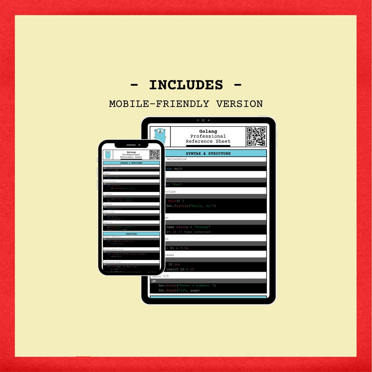 Go Programming 2025 Cheat Sheet | Beginner to Advanced Golang Guide - Etsy