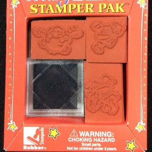Beary Bear Stamper Pak Foam Mounted Rubber Stamp Set From Rubber Stampede, Bears, Infant, Birth, Kids, Birthday, Shower, Baby, Christmas