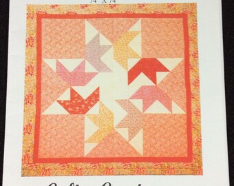 Orion's Star Quilt Pattern, From Calico Carriage, No Y Seams, Fat Quarter Friendly