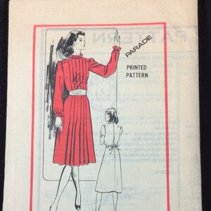 Parade Prominent Designer Dress Pattern A978 Size 8 Reader Mail