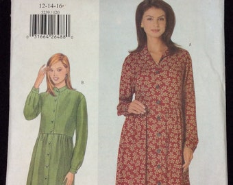 Butterick Misses'/Misses' Petite Dress Pattern 5239 Size 12 - 16, Easy