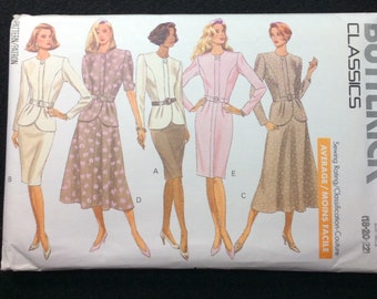 Butterick Classics Misses'/ Misses' Petite Dress, Top & Skirt Pattern 4460 Size 18 - 20 - 22