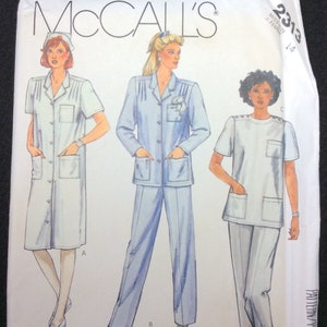 McCall&#39;s Misses Dress Or Shirt, Top And Pants Pattern 2313 Size 14 Made For You