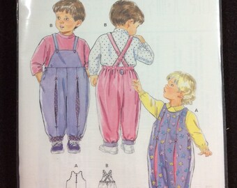 Burda Toddlers' / Childs' Romper Pattern 5028 Size 6M, 9M, 12M, 18M, 2, 3