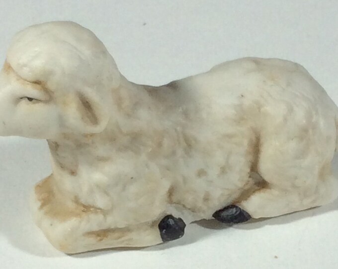 Sheep, Lamb Crèche, Nativity, Christmas, Jesus, Birth, Mid Century, Porcelain Etsy