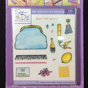 See D&#39;s Just For Girls 未マウントゴムスタンプセット (Sugarloaf 製)