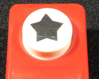 Tiny Star Paper Punch, Die Cut, Hand Held, Thumb Punch