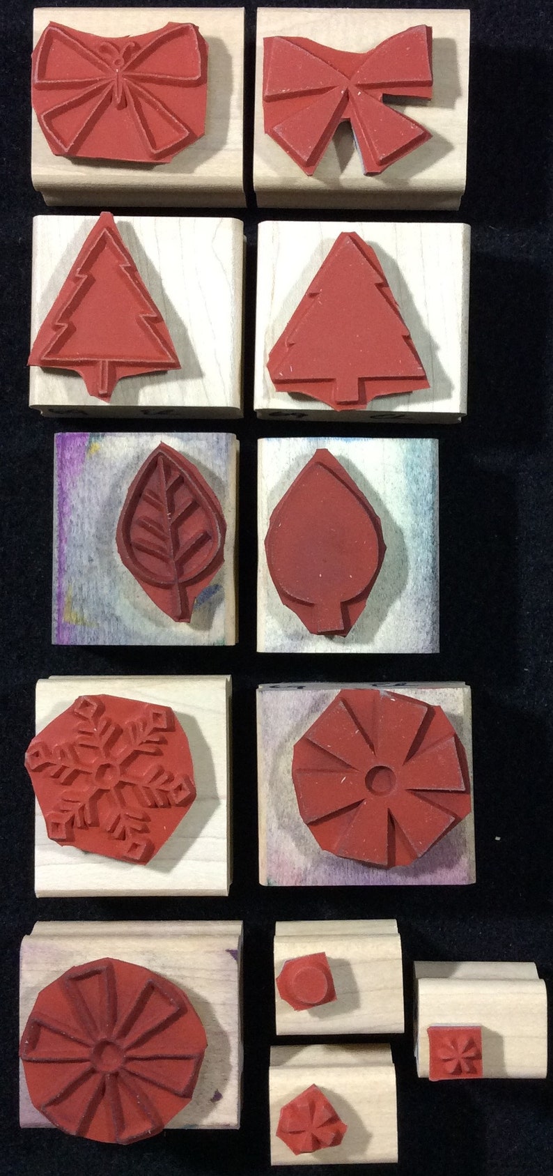 Two Step Stampin Shapes and Shadows Wood Mounted Stamp Set From Stampin ...