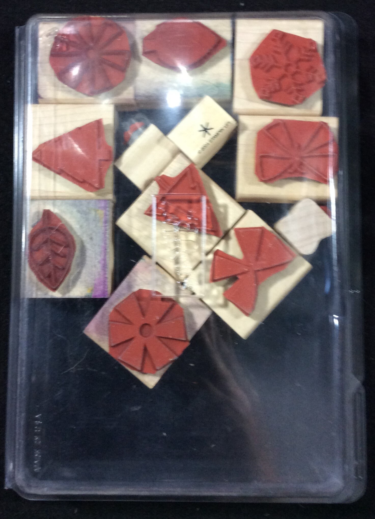 Two Step Stampin Shapes and Shadows Wood Mounted Stamp Set From Stampin ...