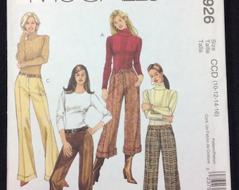 McCall's Misses'/ Miss Petite Pants Pattern M4926 Size 10, 12, 14, 16