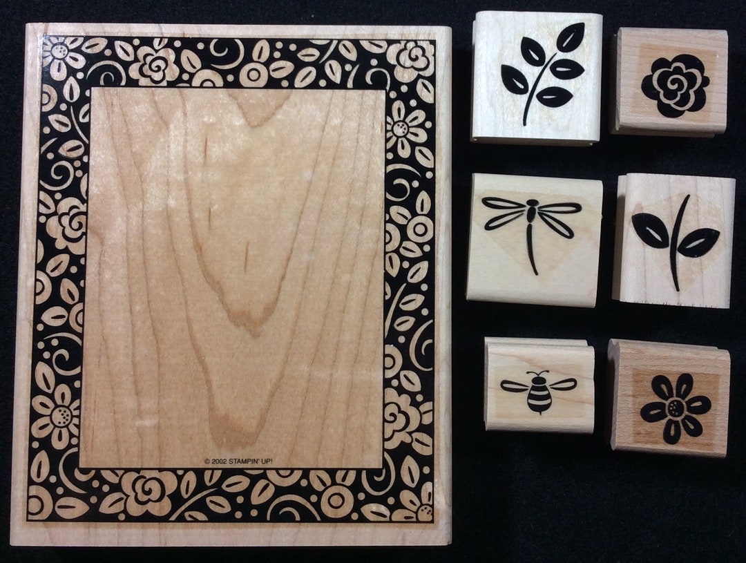 Framed Fun Wood Mounted Rubber Stamp Set From Stampin Up, Frame ...