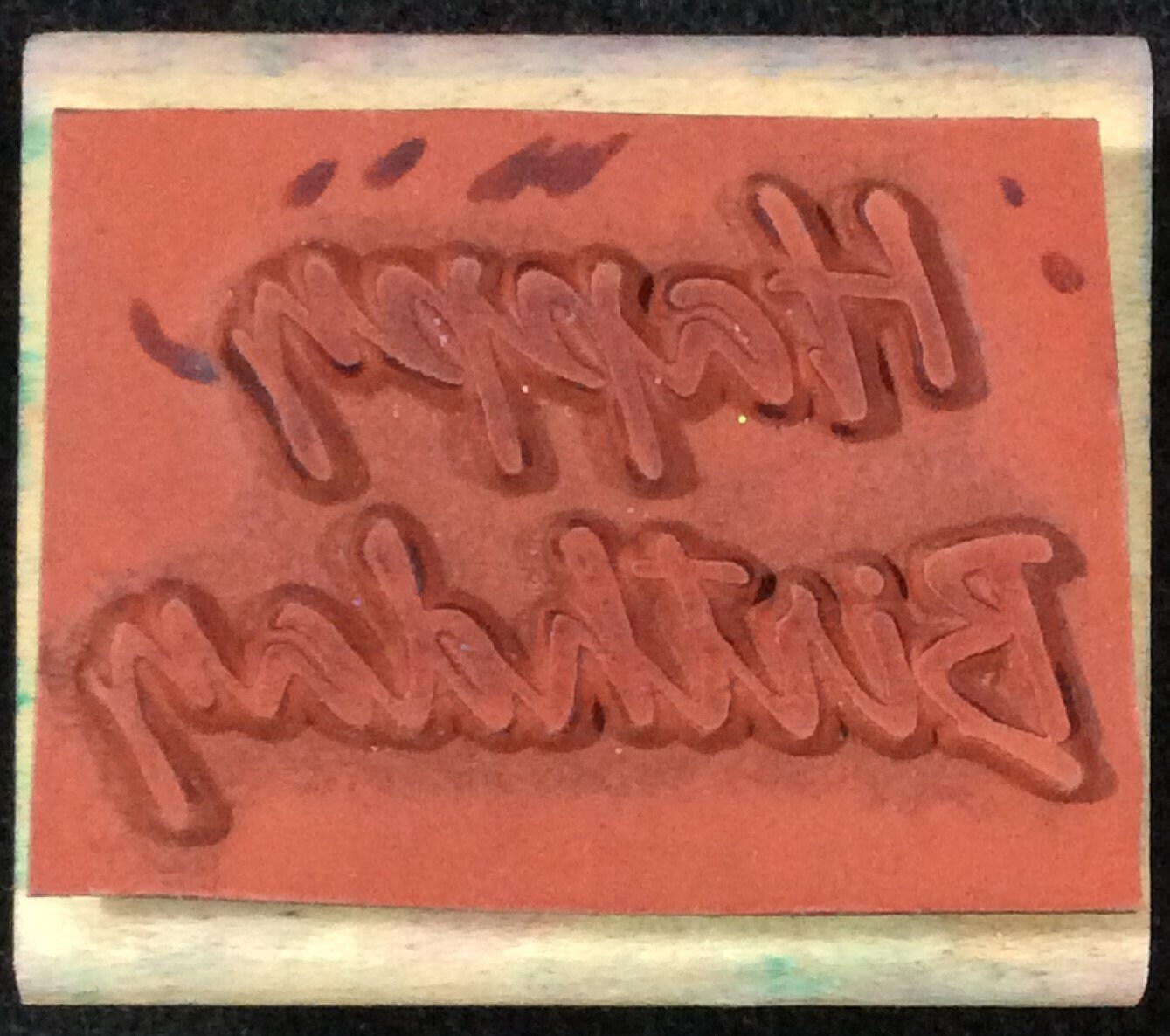 Happy Birthday Wood Mounted Rubber Stamp From Stampin up From the Stamp ...